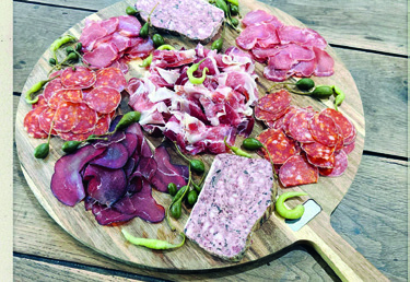 Planche de charcuteries pour une réception